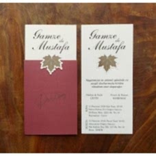 Ekonomik Yaldızlı Bordo Davetiye Ekonomik Yaldızlı Bordo Davetiye