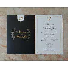 Elif Vav Siyah Davetiye Elif Vav Siyah Davetiye