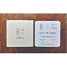 Davetlisiniz Tarihli Kare Davetiye Davetlisiniz Tarihli Kare Davetiye