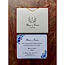 Çiçekli Sade Yatay Davetiye Çiçekli Sade Yatay Davetiye