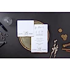 Altın Yaldızlı Zarfsız Davetiye Altın Yaldızlı Zarfsız Davetiye