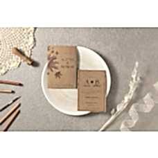 Çınar Yapraklı Kraft Davetiye Çınar Yapraklı Kraft Davetiye